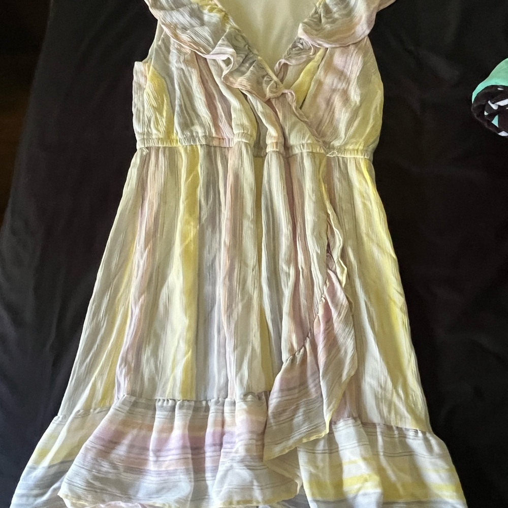 LC Lauren Conrad Pastel Striped Mini Dress